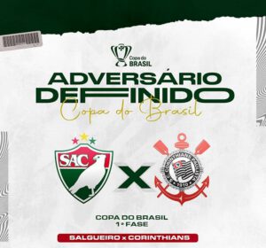 Salgueiro vai enfrentar Corinthians no Cornélio de Barros na 1ª fase da Copa  do Brasil - Blog do Roberto Gonçalves